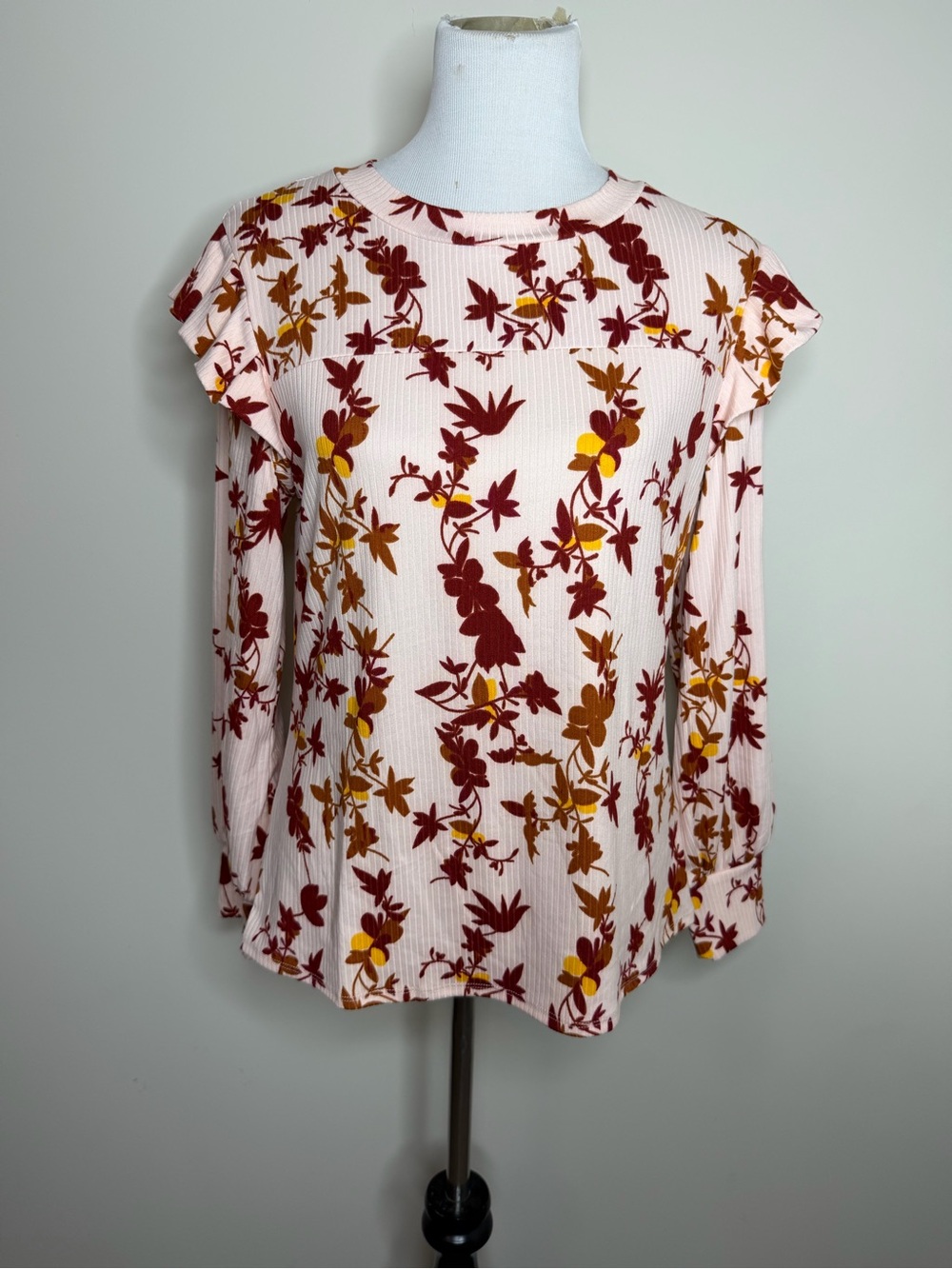 LuLaRoe Long Sleeve Ruffle Top